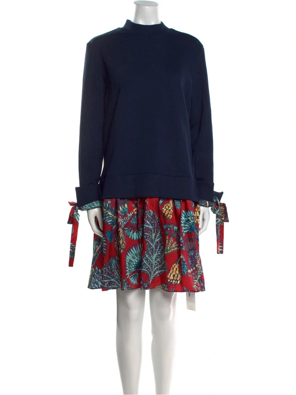 LA DoubleJ Sporty Sweatshirt Mini Dress Size Large
